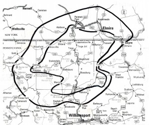 Coverage Map for KC101 - WDKC-FM